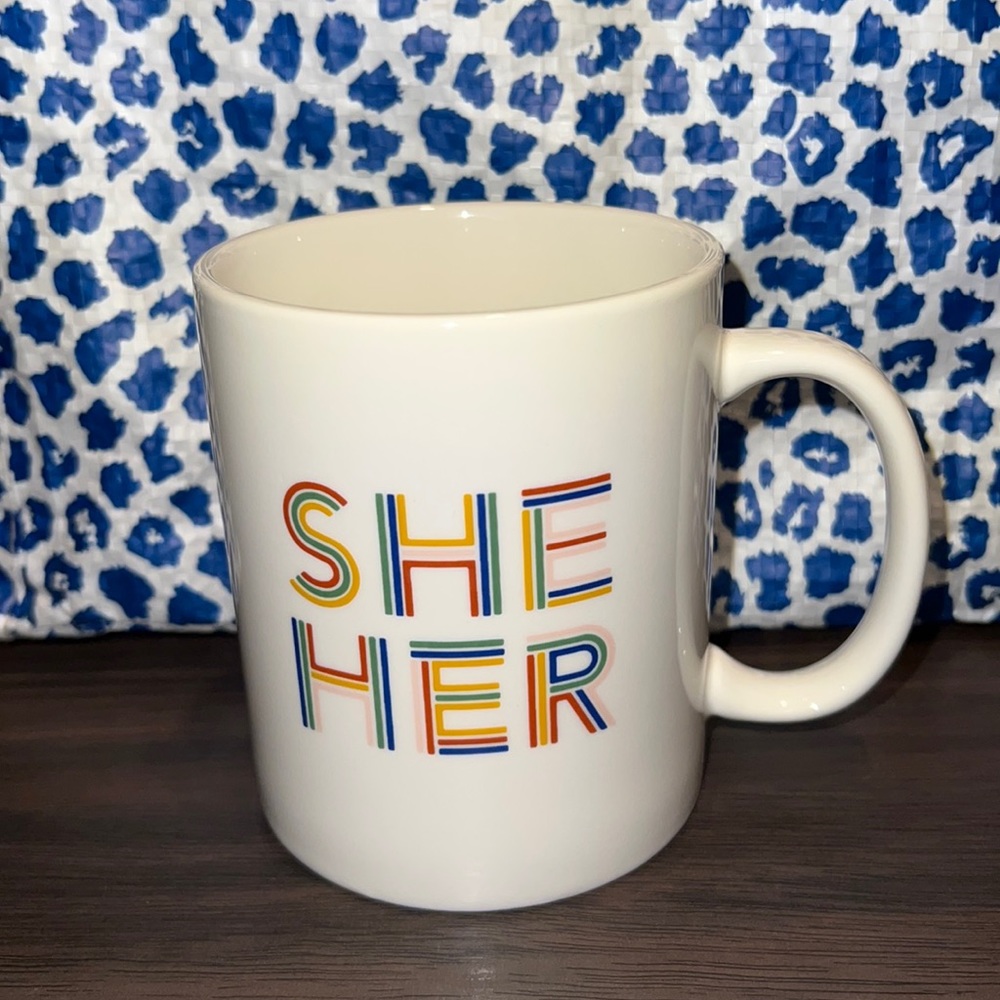 “SHE HER” Mug
